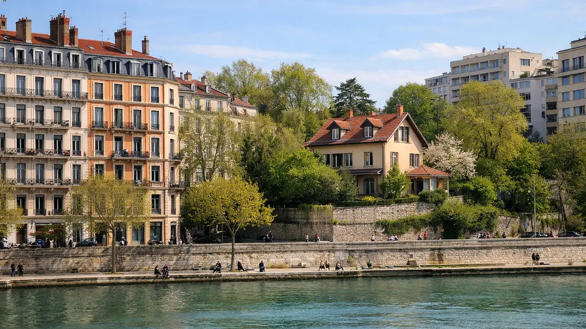 Vue de Lyon illustrant le marché immobilier en avril 2026