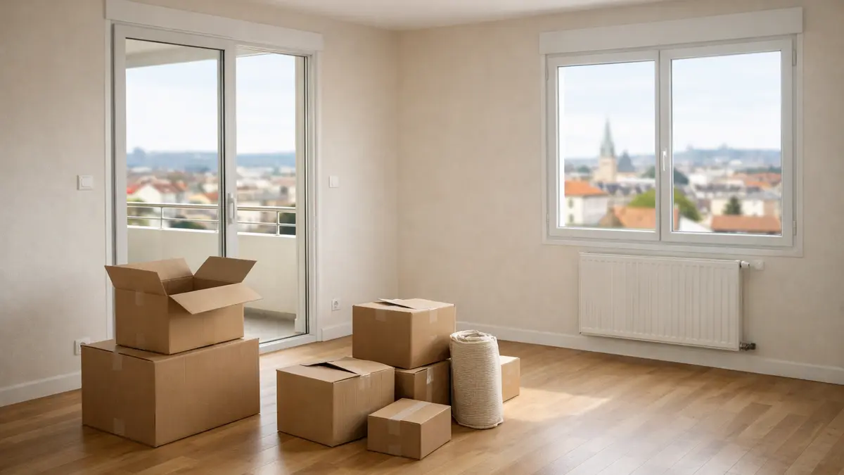 Appartement vide destiné à la location en ville